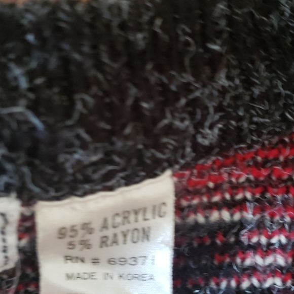 Vtg 80's Santana abstract sweater - Picture 4 of 5